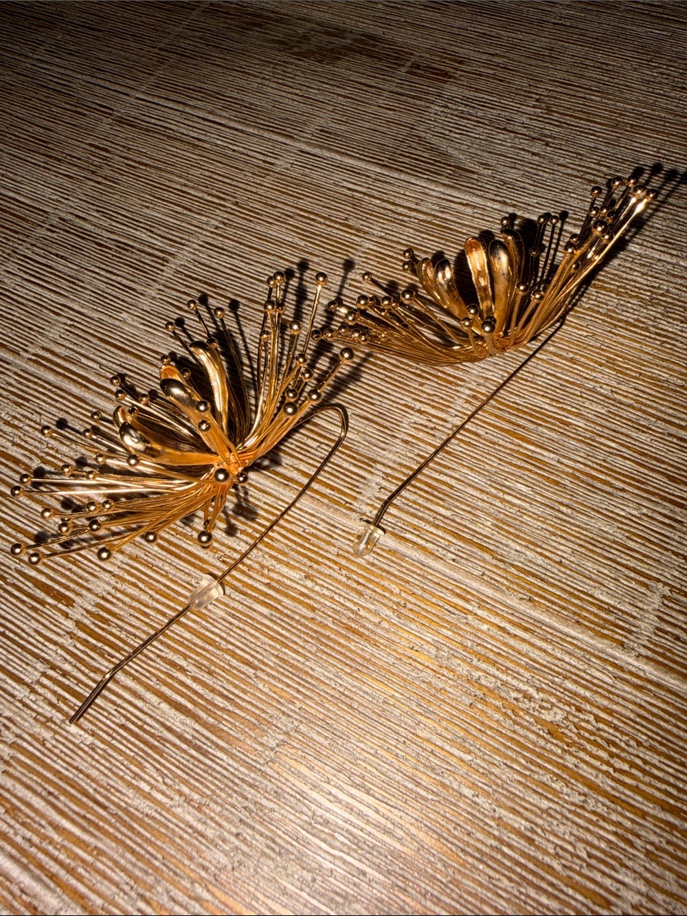 Cult Gaia Gold Starburst Statement Earrings - Picture 5 of 6